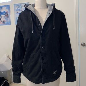 Vans black/grey reversible jacket
